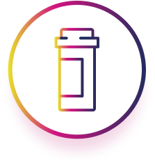 Pill container icon